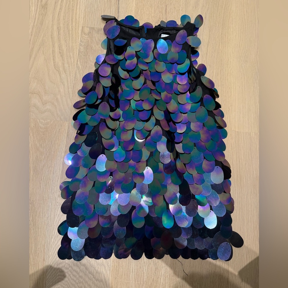 Iridescent Sequin Kids Dress by Milly